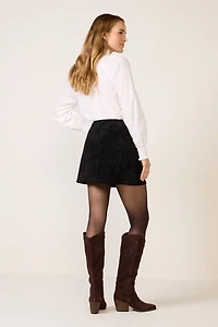 Ciera Suede Mini Skirt