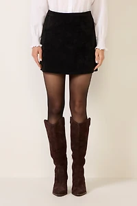 Ciera Suede Mini Skirt