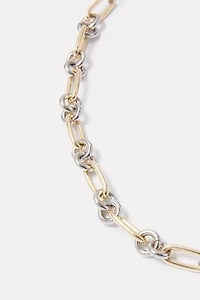 Rinna Two Tone Necklace