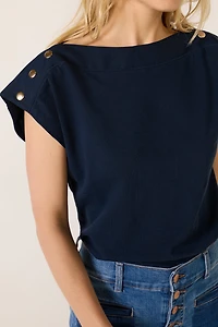 Brooks Boatneck Top