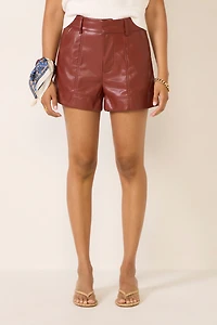 Sari Faux Leather Short