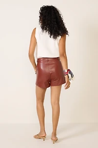 Sari Faux Leather Short