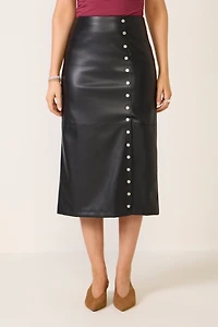 Jo Studded Midi Skirt
