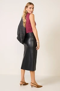 Jo Studded Midi Skirt