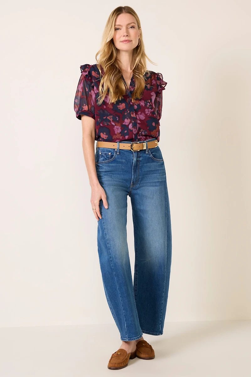 Lyra Flutter Blouse