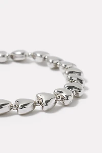 Silver Heart Bracelet