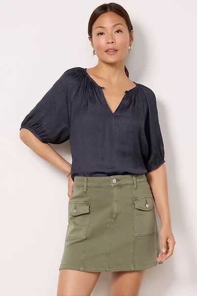 Thea Jacquard Top