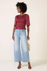 Landon Smocked Top