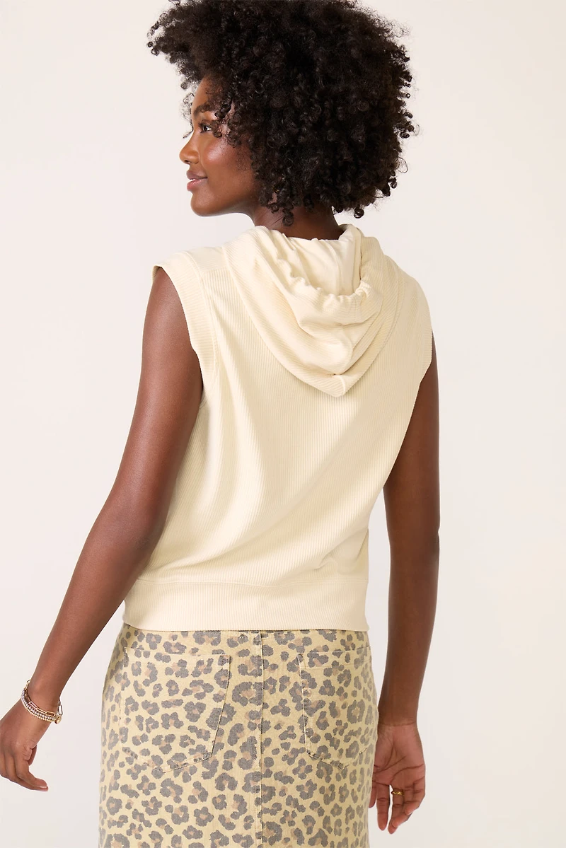 Zoe Sleeveless Sweatshirt