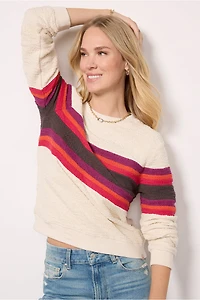 Vista Stripe Pullover