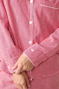 Red Mini Gingham Pajama Set