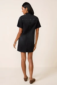 SS Studded Denim Dress