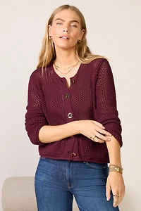 Emery Open Stitch Cardigan