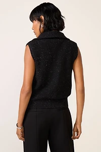 Hally Half Zip Rib Vest