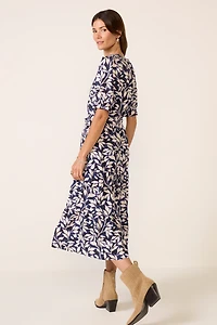 Eliana Printed Midi