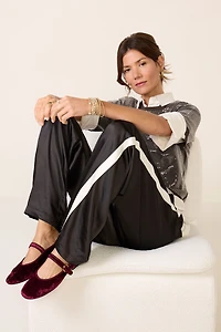 Satin Track Pant