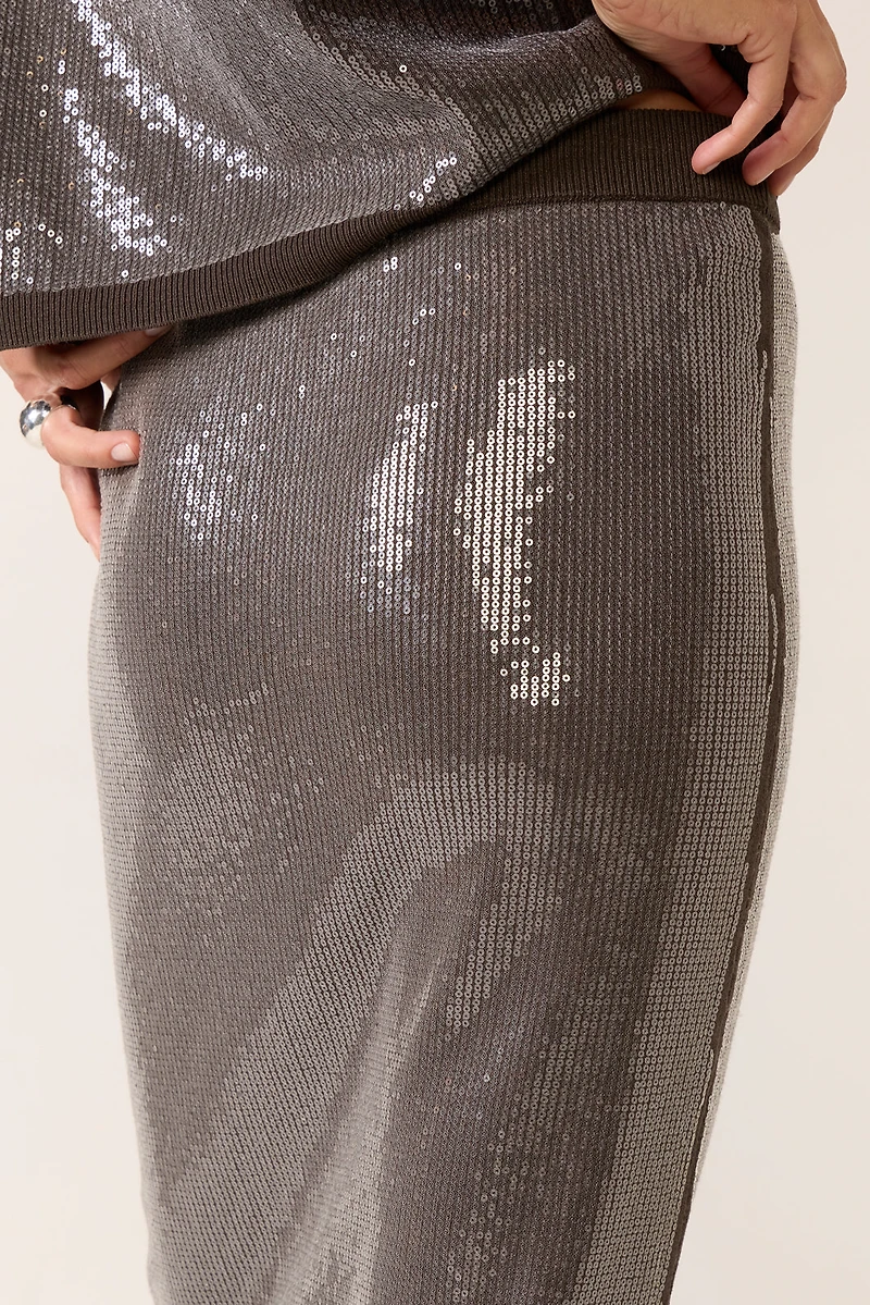 Sparkle Sequin Pencil Skirt
