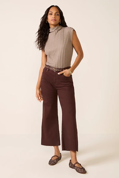 Saige Wide Leg Crop Jean