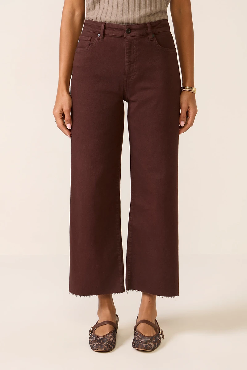 Saige Wide Leg Crop Jean