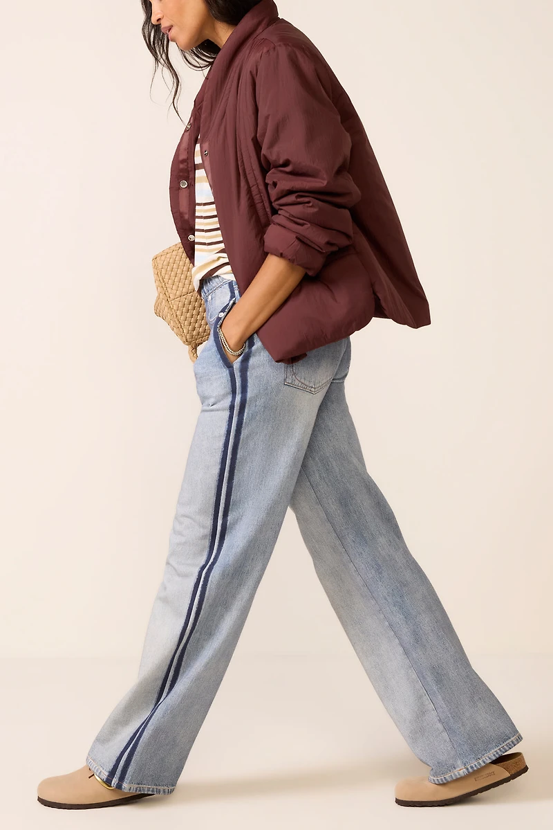 Miramar Terry Wide Leg Track Pant
