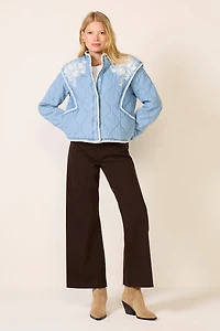 Denim Quilted Jacket