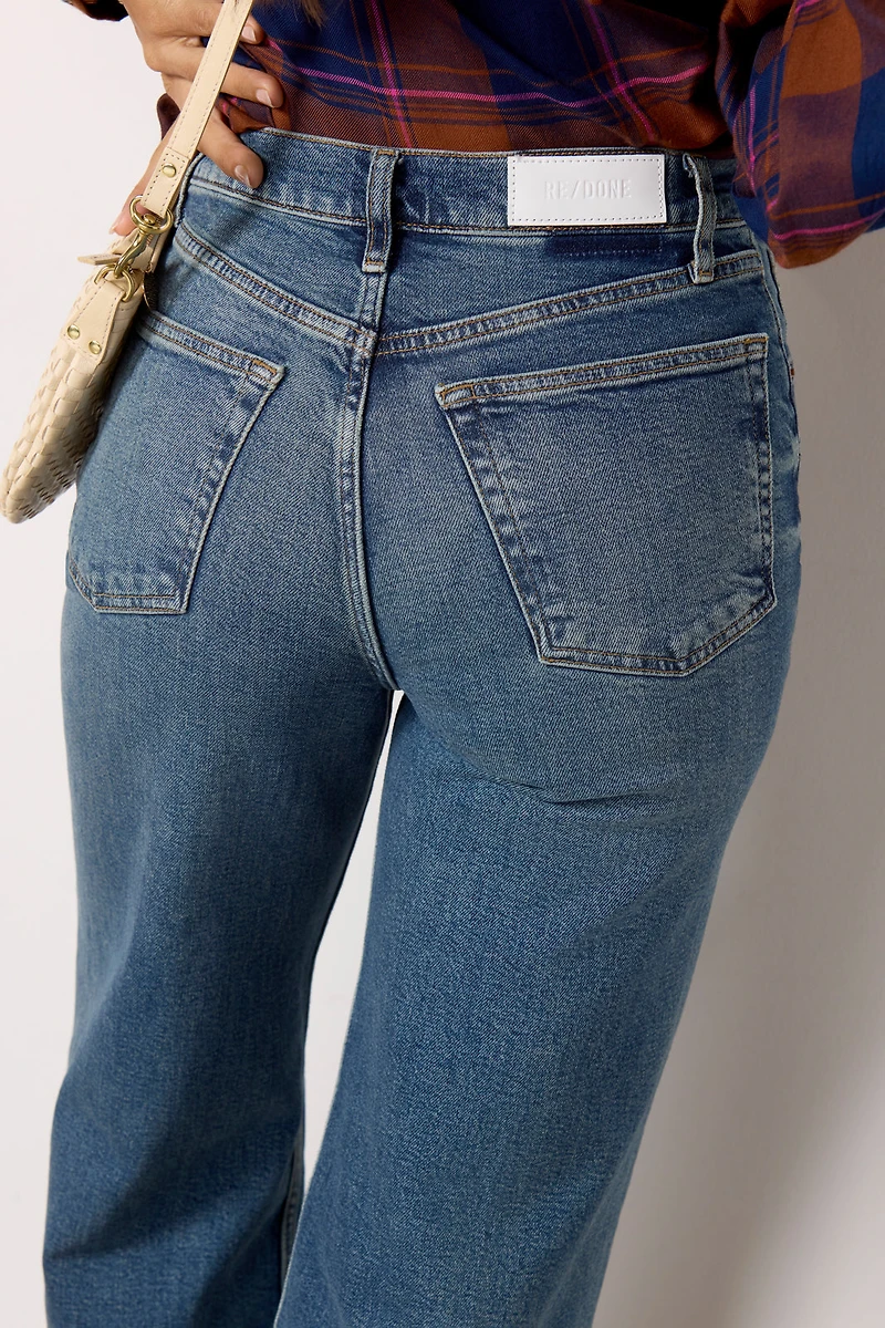 High Rise Wide Leg Crop