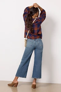 High Rise Wide Leg Crop