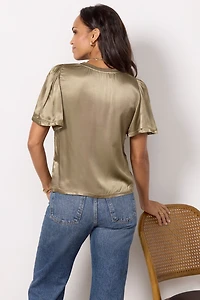 Toni Flutter Sleeve Tee