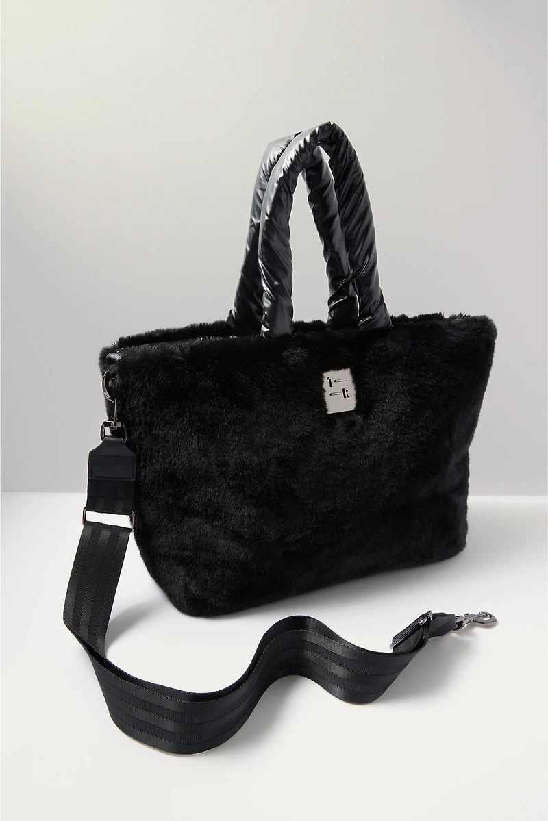 Duplex Reversible Fur Tote