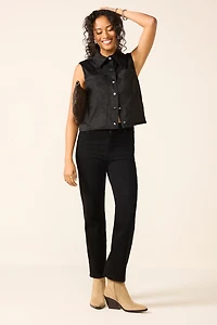 Reagan Faux Suede Vest