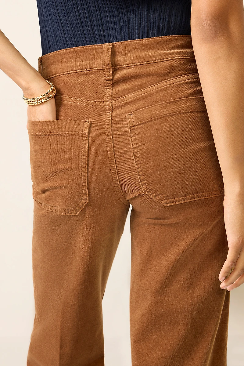 Slim Palazzo Modernist Pocket