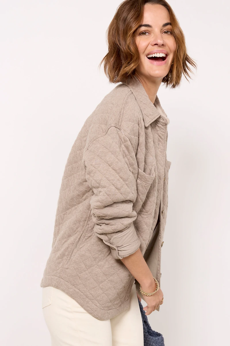 Epic Quilted Fleece Shirt Jacket