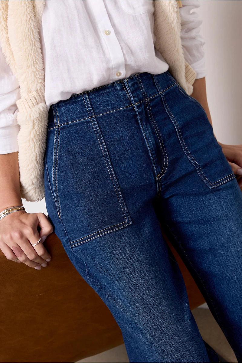 Meg Utility w Raw Hem
