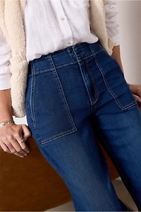 Meg Utility w Raw Hem
