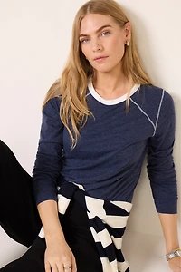 Millie Triblend Varsity Top