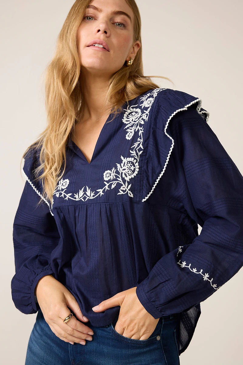 Sydney Embroidered Blouse