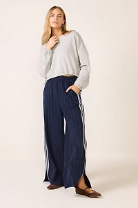 Keyara Tie Bottom Sweatshirt