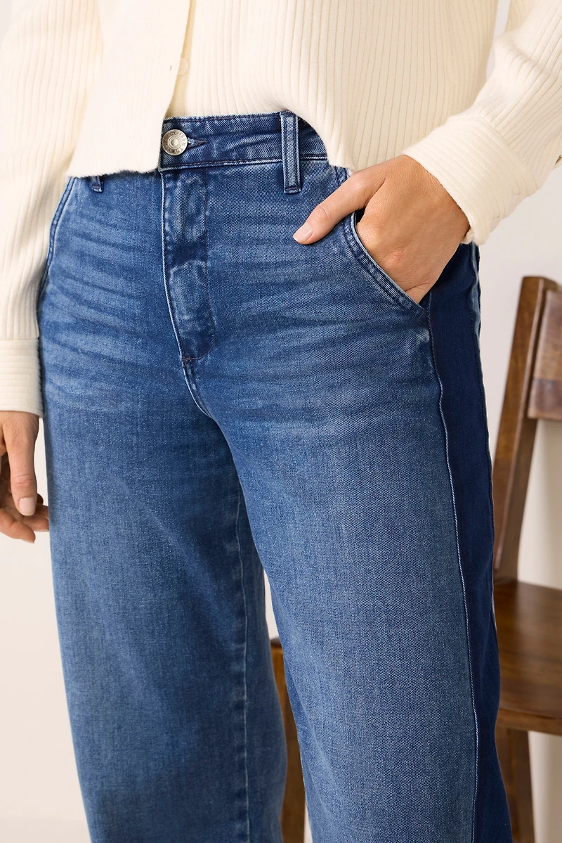 Ashton Wide Leg Barrel Jean