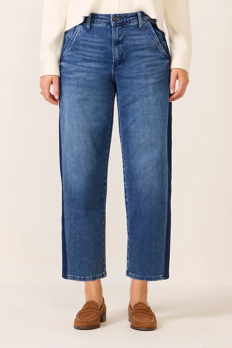Ashton Wide Leg Barrel Jean