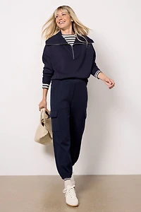 Catherine Half Zip Sweat