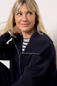 Catherine Half Zip Sweat