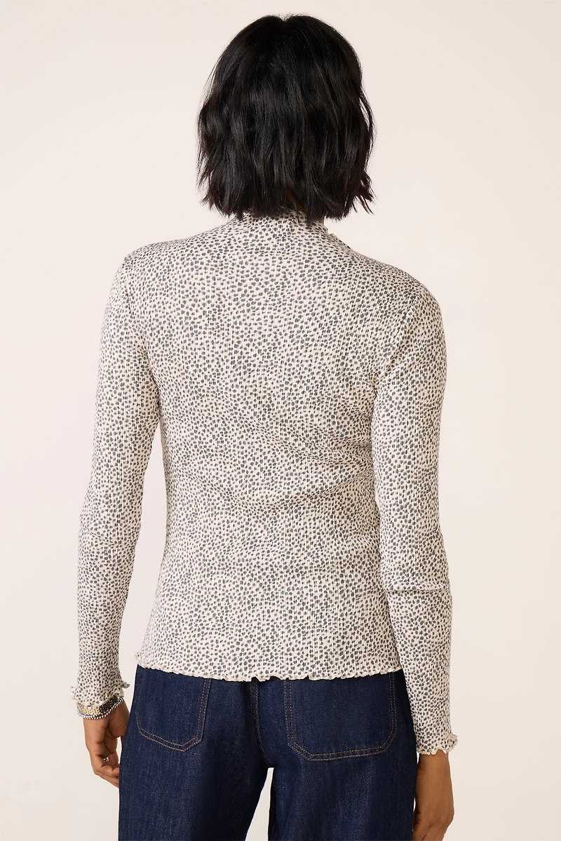 Brenna Mock Neck Top