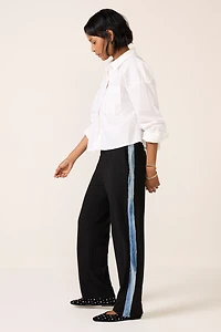 Tomboy Tuxedo Wide Leg Jean