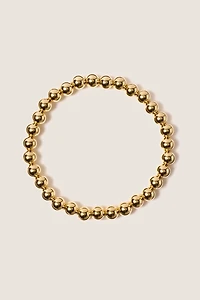 Classic Gold 6mm Bead Bracelet