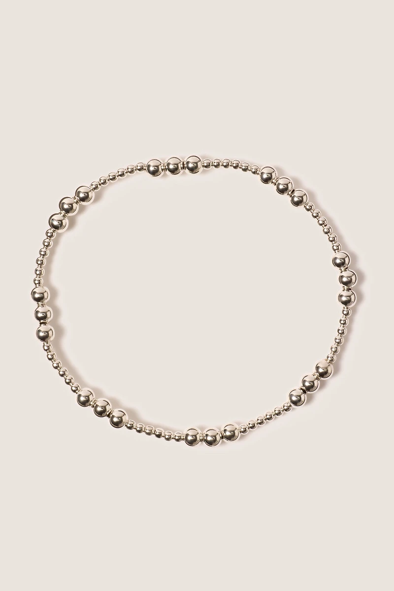 Classic Joy Pattern 4mm Bead Bracelet