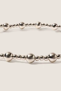 Classic Sincerity Pattern 4mm Bead Bracelet