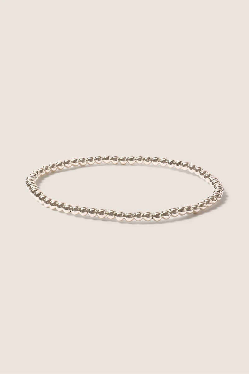 Classic Sterling 3mm Bead Bracelet
