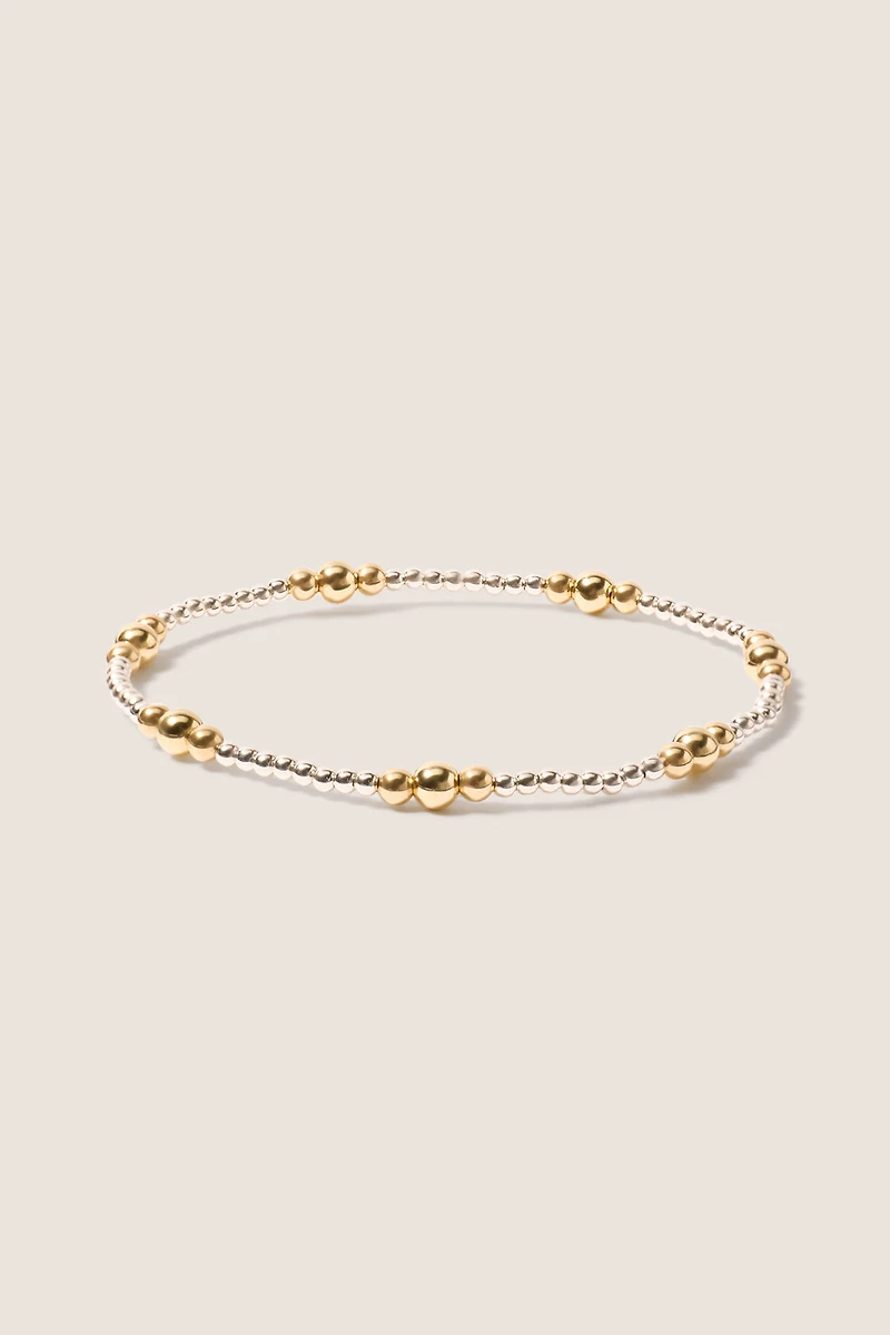 Purpose Gold 4mm Bead Bracelet