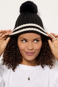 Blaine Varsity Pom Beanie
