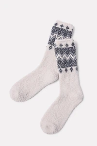 CozyChic Fair Isle Sock
